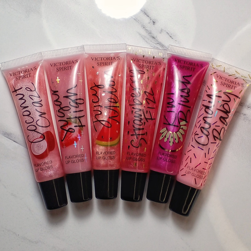 لیپ گلاس ویکتوریا سکرت ( برق لب ) طعم دار و حجم دهنده لب Victoria Secret Lip Gloss